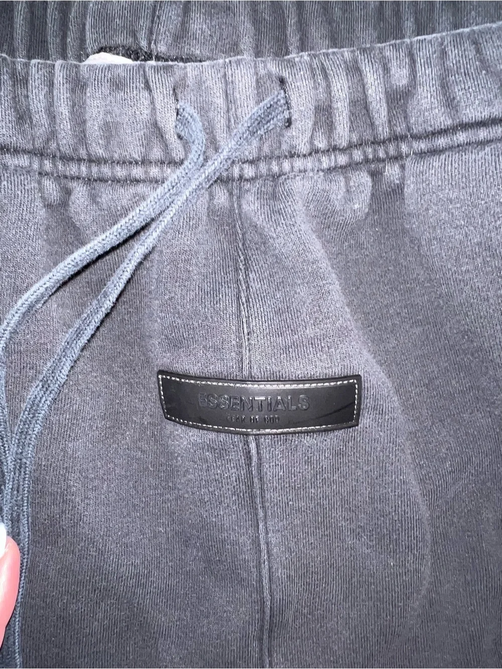Fear of God Essentials Men’s Faded Black/Charcoal Sweatpants XXL